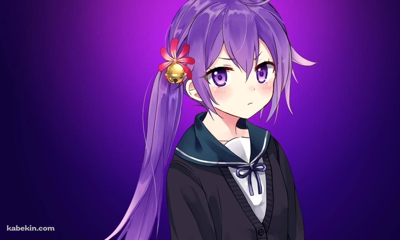 曙 / 鈴の髪飾り / 紫 / 艦隊これくしょんの壁紙(1280px x 768px) 高画質 PC・デスクトップ用