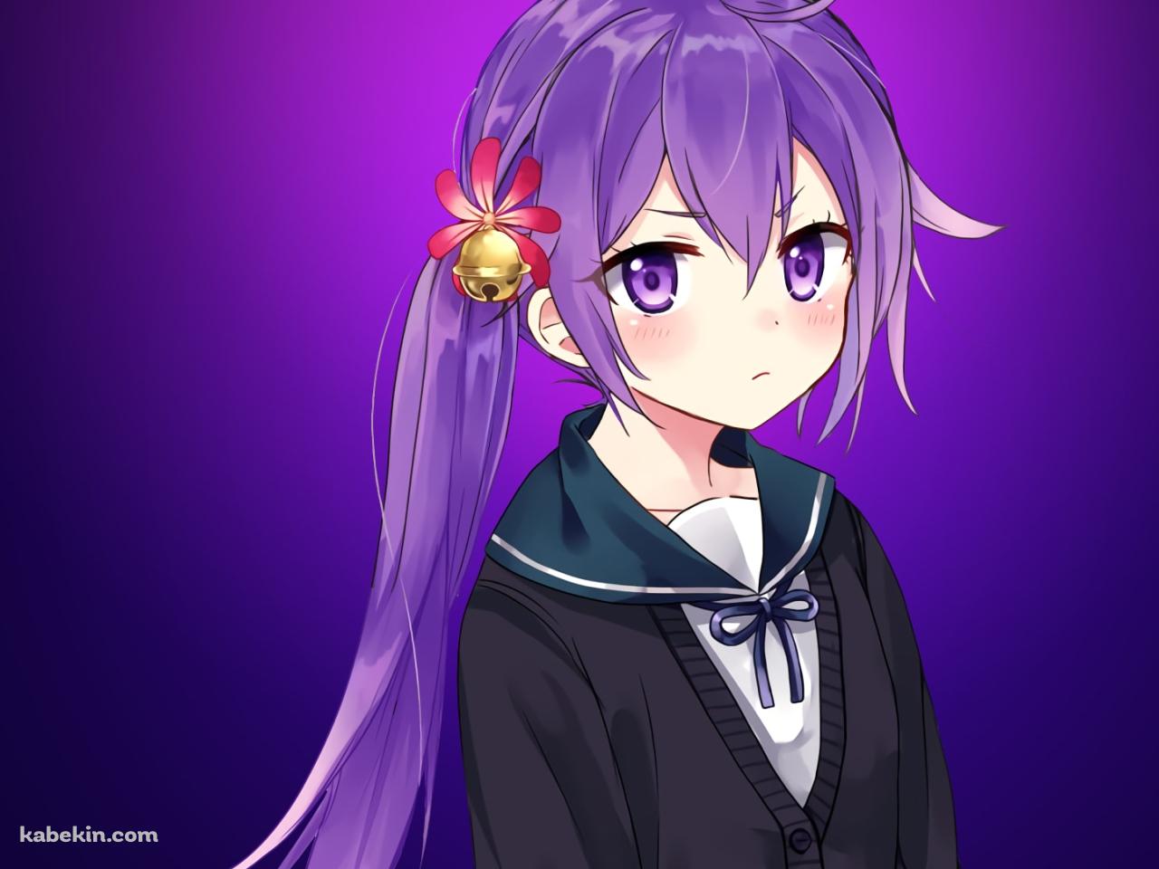 曙 / 鈴の髪飾り / 紫 / 艦隊これくしょんの壁紙(1280px x 960px) 高画質 PC・デスクトップ用