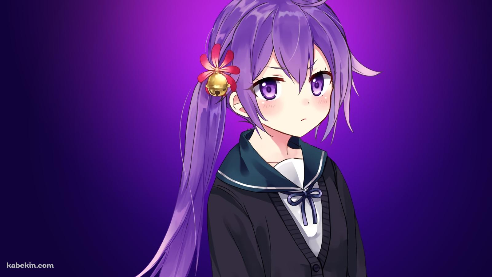 曙 / 鈴の髪飾り / 紫 / 艦隊これくしょんの壁紙(1600px x 900px) 高画質 PC・デスクトップ用