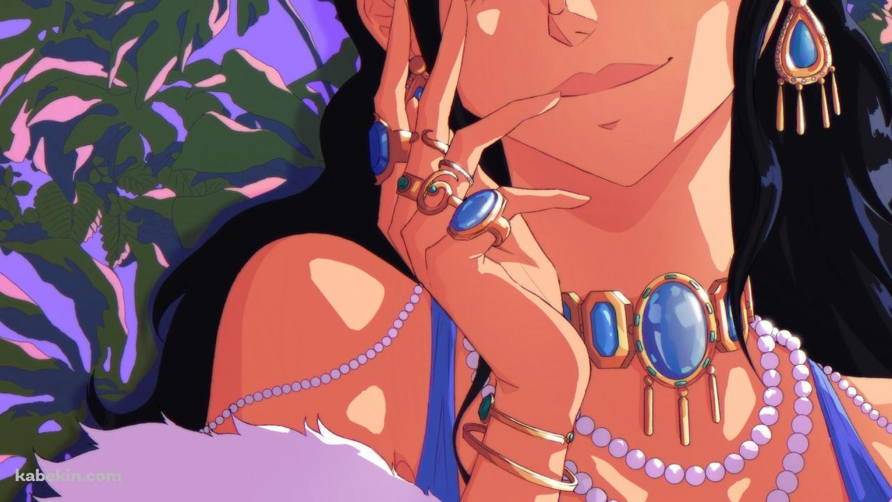 ニコ・ロビンの首元 / 首飾り / ONE PIECEの壁紙(1280px x 720px) 高画質 PC・デスクトップ用