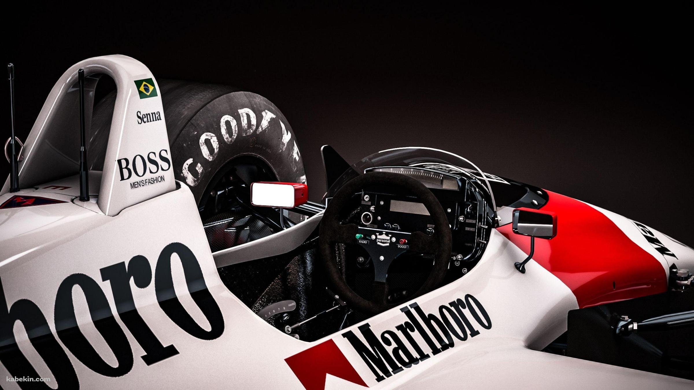 マクラーレン・MP4/4 / アイルトン・セナの壁紙(2400px x 1350px) 高画質 PC・デスクトップ用