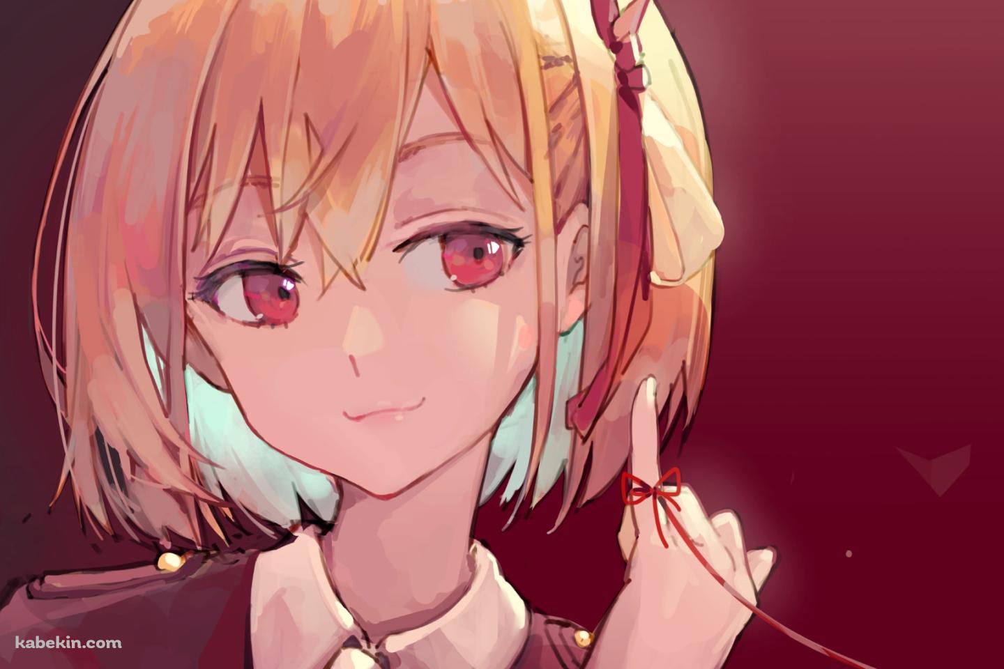 左手に赤い糸 / 錦木千束 / 可愛い / リコリス・リコイルの壁紙(1440px x 960px) 高画質 PC・デスクトップ用