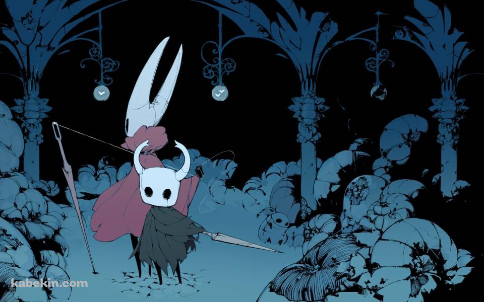 HollowKnight（ホロウナイト） / Hallownest（ハロウネスト） / 放浪者 / ホーネットの壁紙(960px x 600px) 高画質 PC・デスクトップ用