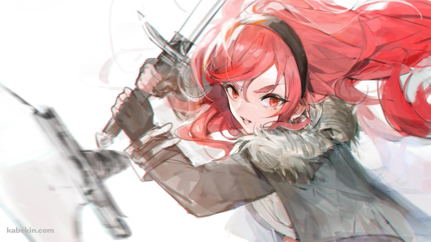 剣を構えるかっこいいエリス・ボレアス・グレイラット / 無職転生の壁紙(1391px x 783px) 高画質 PC・デスクトップ用
