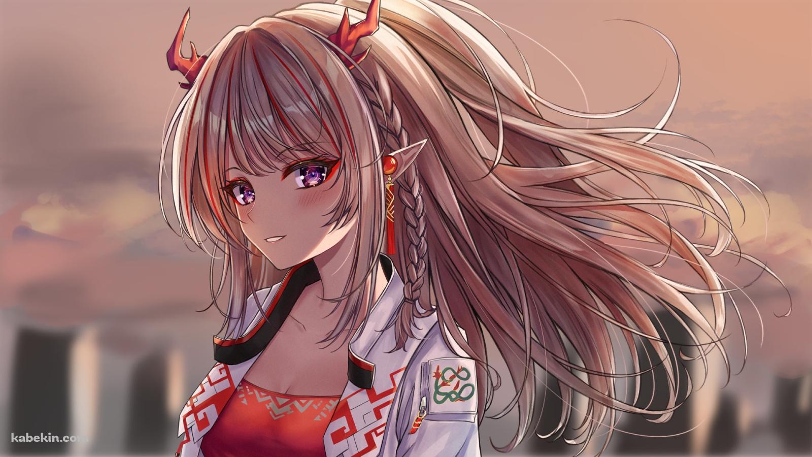 こちらを見るニェン / 笑顔 / 可愛い / アークナイツの壁紙(1600px x 900px) 高画質 PC・デスクトップ用