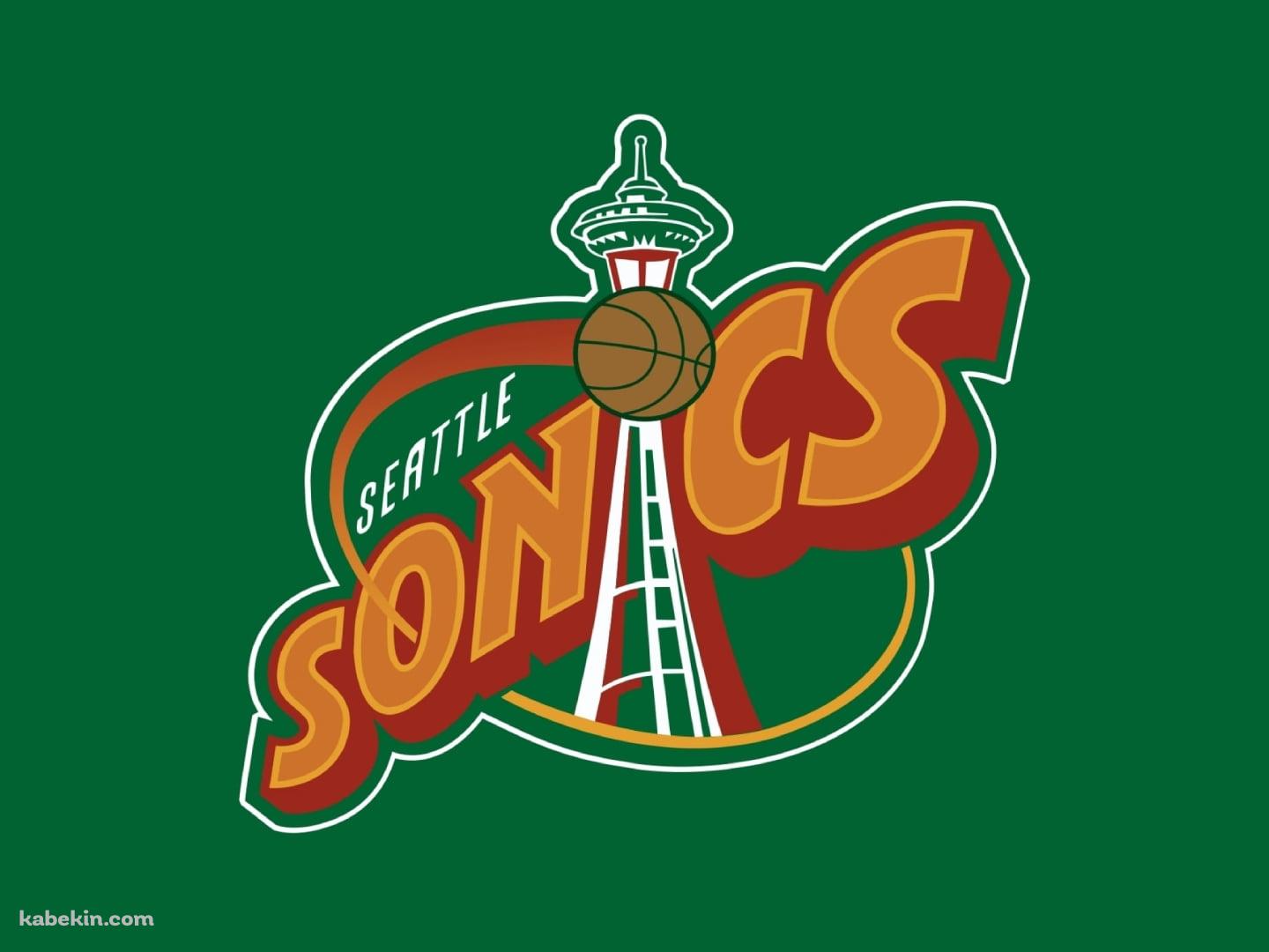 シアトル・スーパーソニックス / Seattle Supersonics / バスケットボールチームの壁紙(1440px x 1080px) 高画質 PC・デスクトップ用