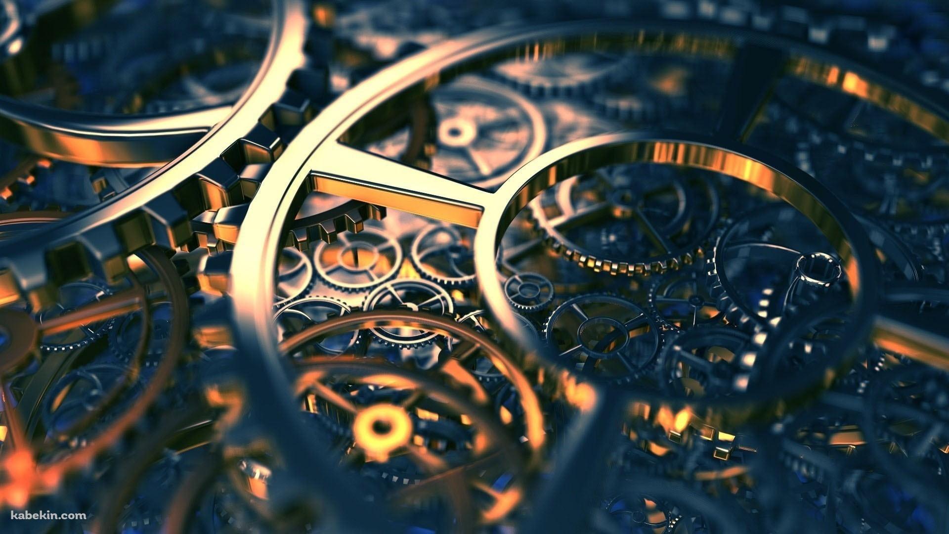 精密な歯車の壁紙(1920px x 1080px) 高画質 PC・デスクトップ用