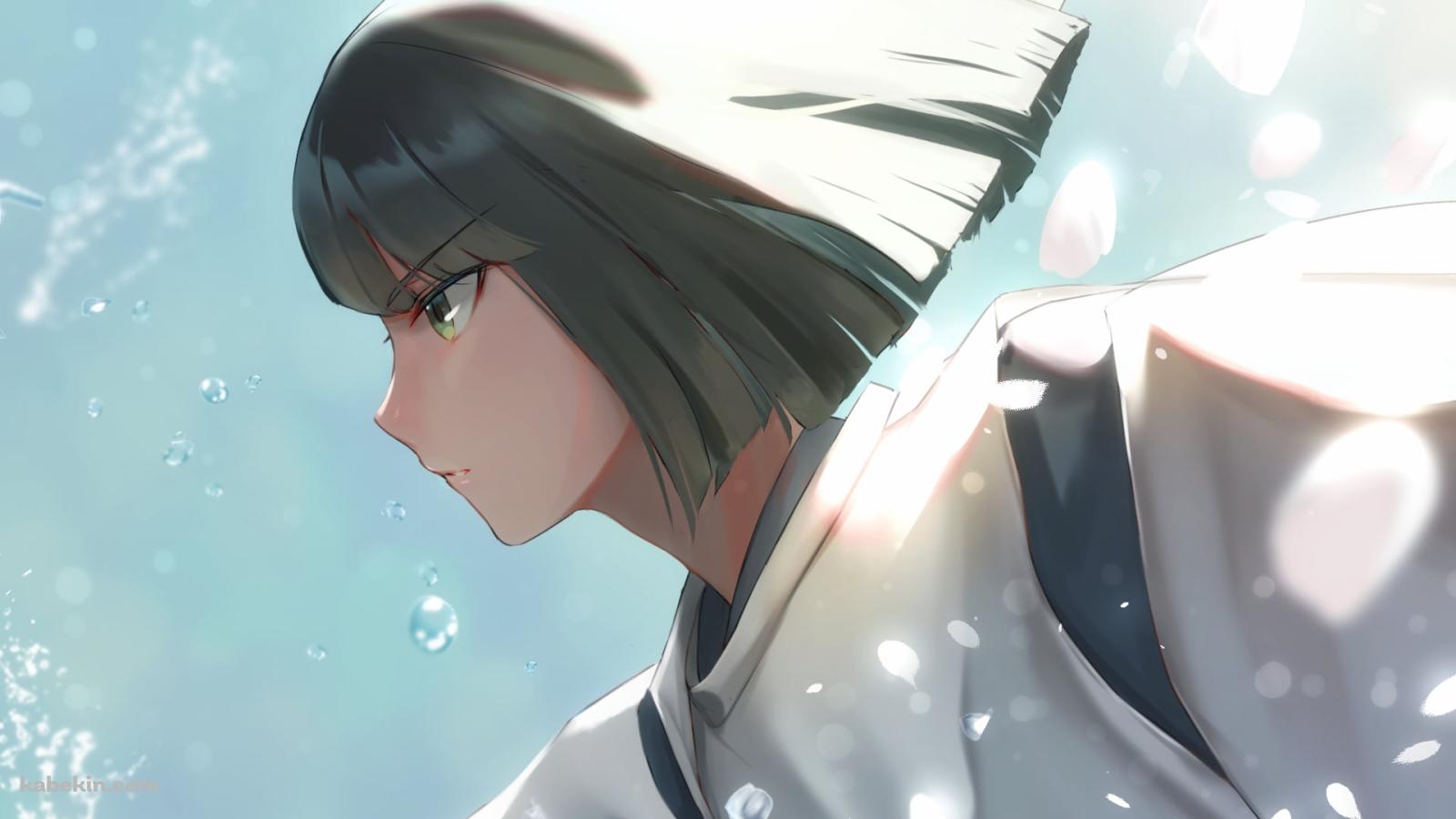 凛々しいハクの横顔 / 千と千尋の神隠しの壁紙(1600px x 900px) 高画質 PC・デスクトップ用