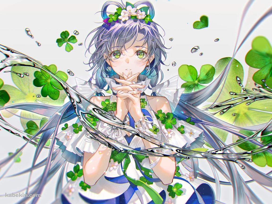 お祈りする洛天依 / ボカロ / ボーカロイドの壁紙(1152px x 864px) 高画質 PC・デスクトップ用