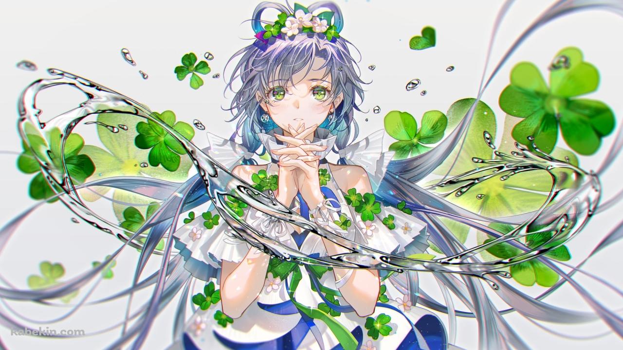 お祈りする洛天依 / ボカロ / ボーカロイドの壁紙(1280px x 720px) 高画質 PC・デスクトップ用