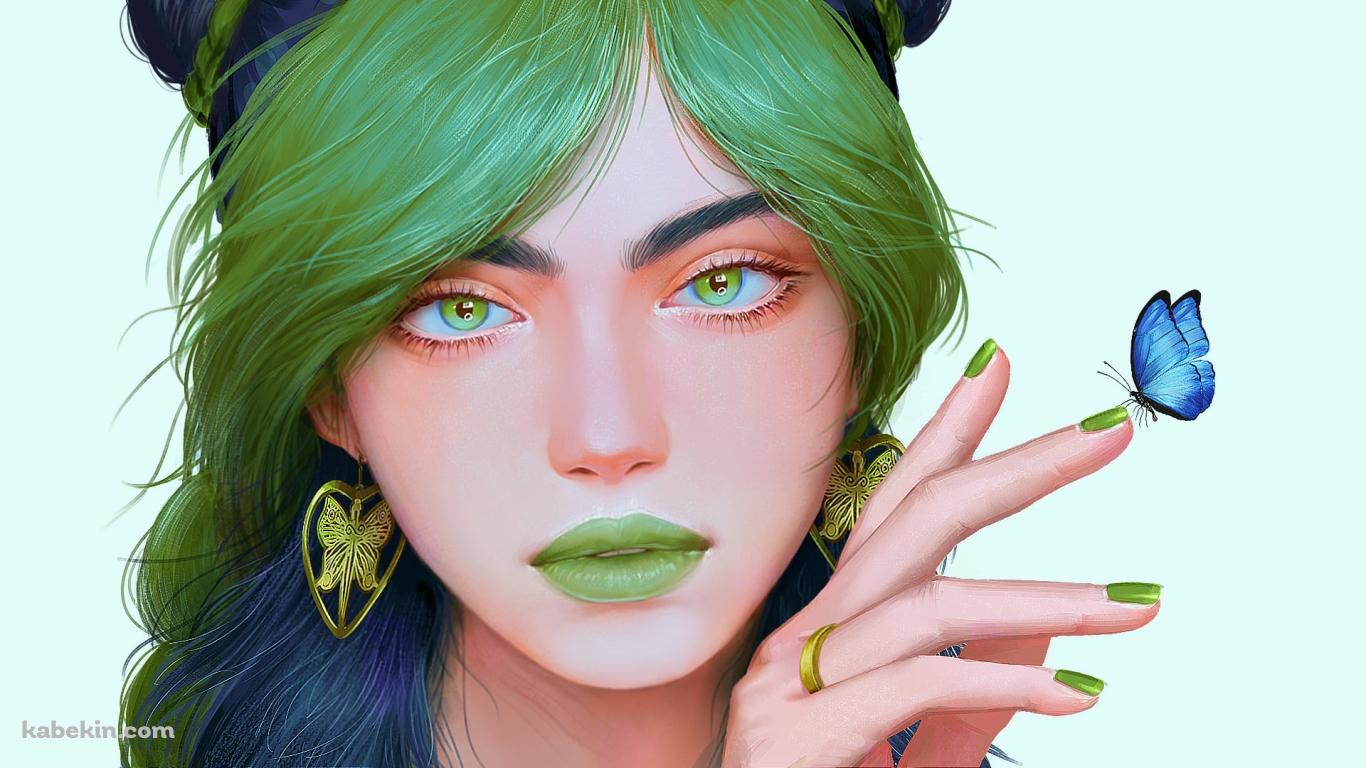 リアルな空条徐倫 / ジョジョの奇妙な冒険の壁紙(1366px x 768px) 高画質 PC・デスクトップ用