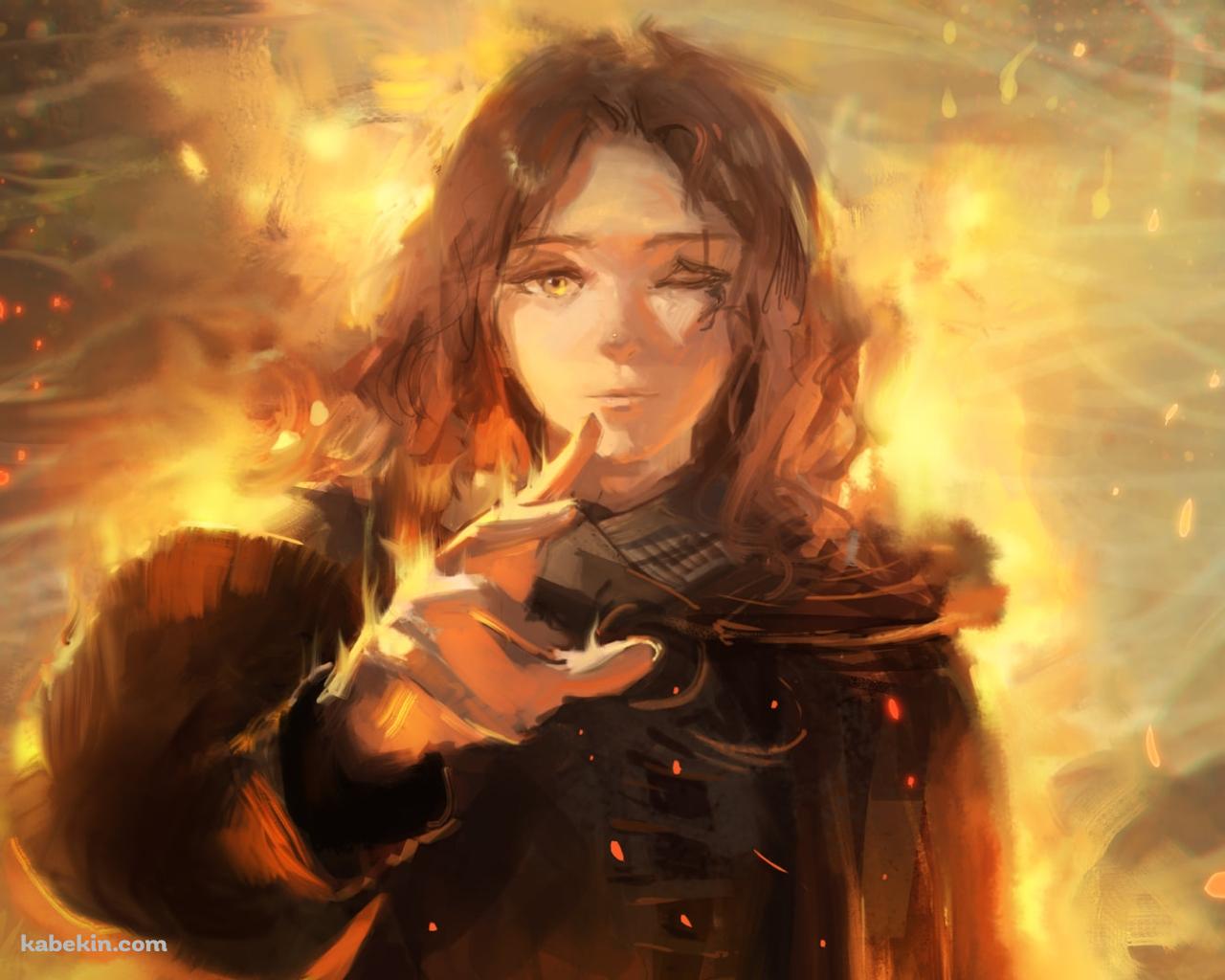 右手を掲げるメリナ / エルデンリングの壁紙(1280px x 1024px) 高画質 PC・デスクトップ用