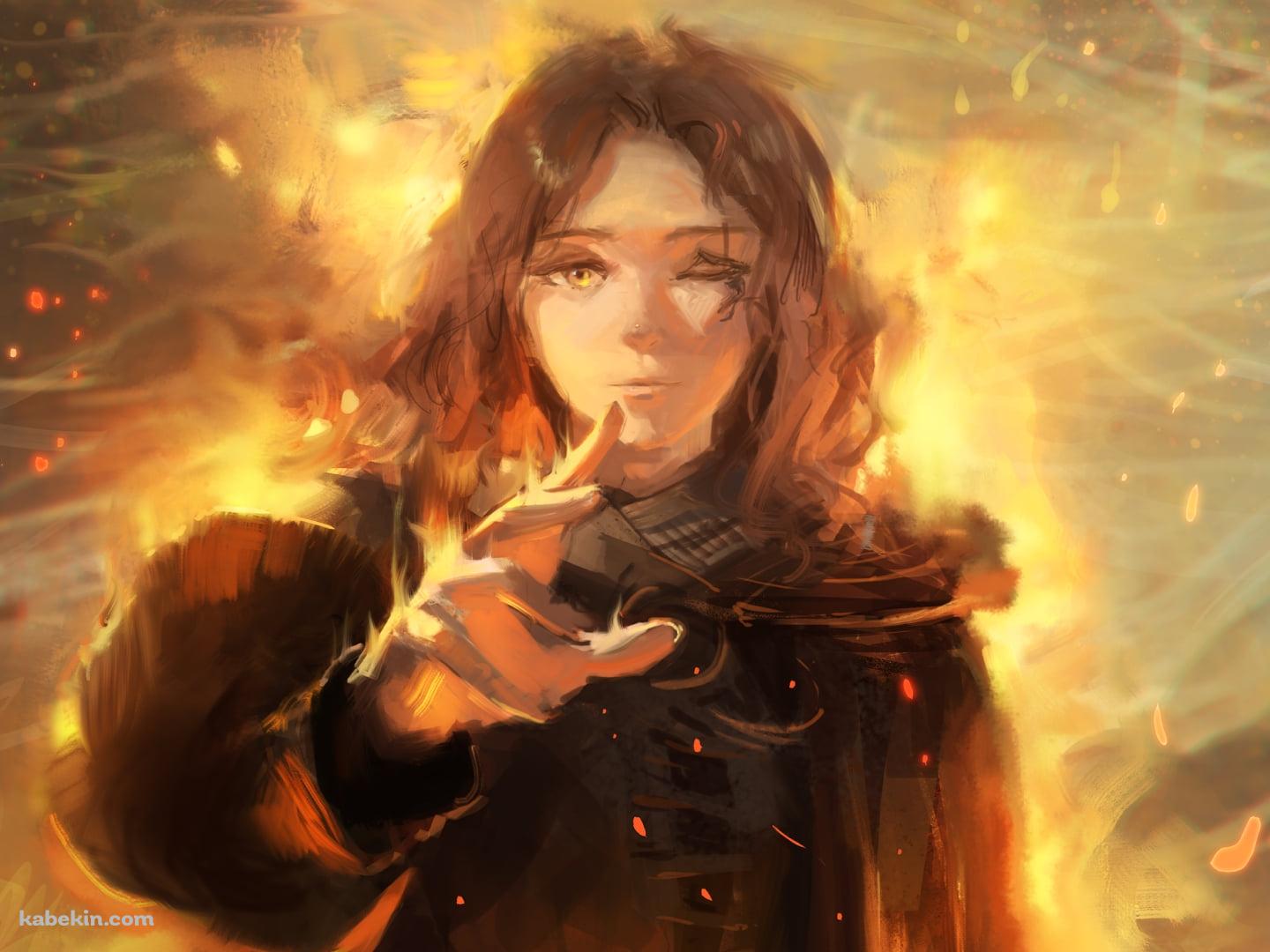 右手を掲げるメリナ / エルデンリングの壁紙(1440px x 1080px) 高画質 PC・デスクトップ用