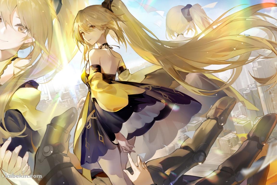 振り返るレイ / Rei / Forever Seven Days / 永远的7日之都 / 永遠的七日之都の壁紙(1152px x 768px) 高画質 PC・デスクトップ用