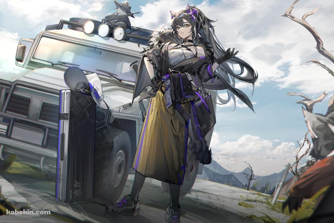 ジープとロビン / 荒野 / アークナイツの壁紙(1152px x 768px) 高画質 PC・デスクトップ用