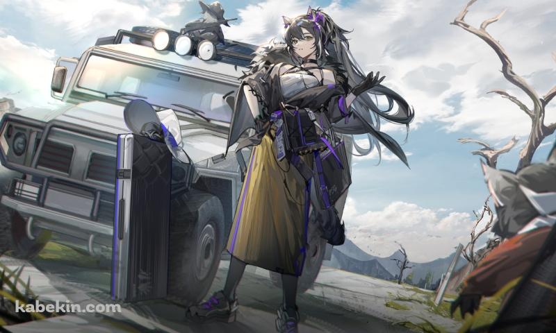 ジープとロビン / 荒野 / アークナイツの壁紙(800px x 480px) 高画質 PC・デスクトップ用