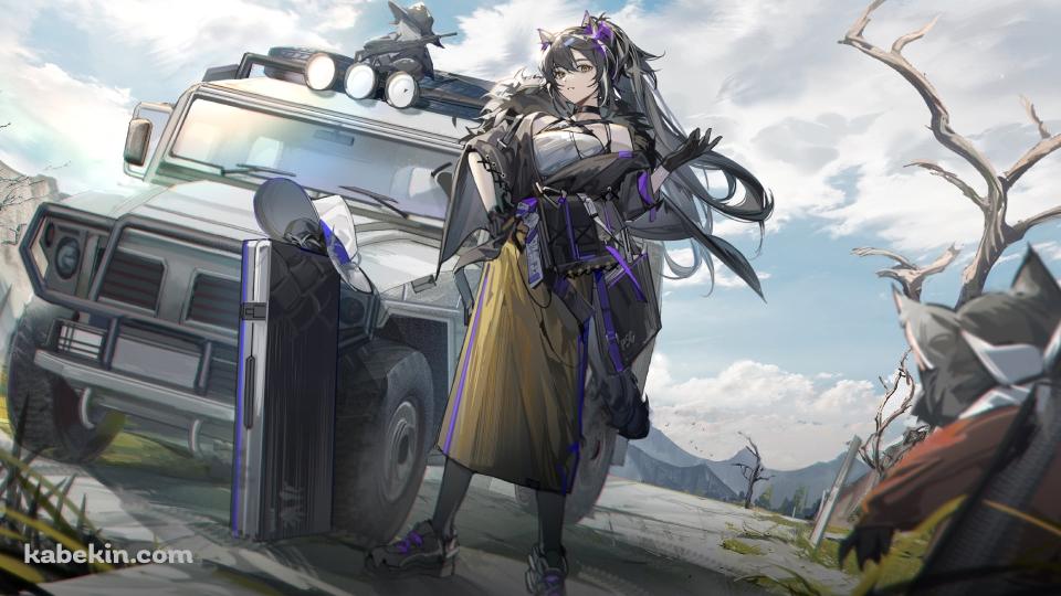 ジープとロビン / 荒野 / アークナイツの壁紙(960px x 540px) 高画質 PC・デスクトップ用