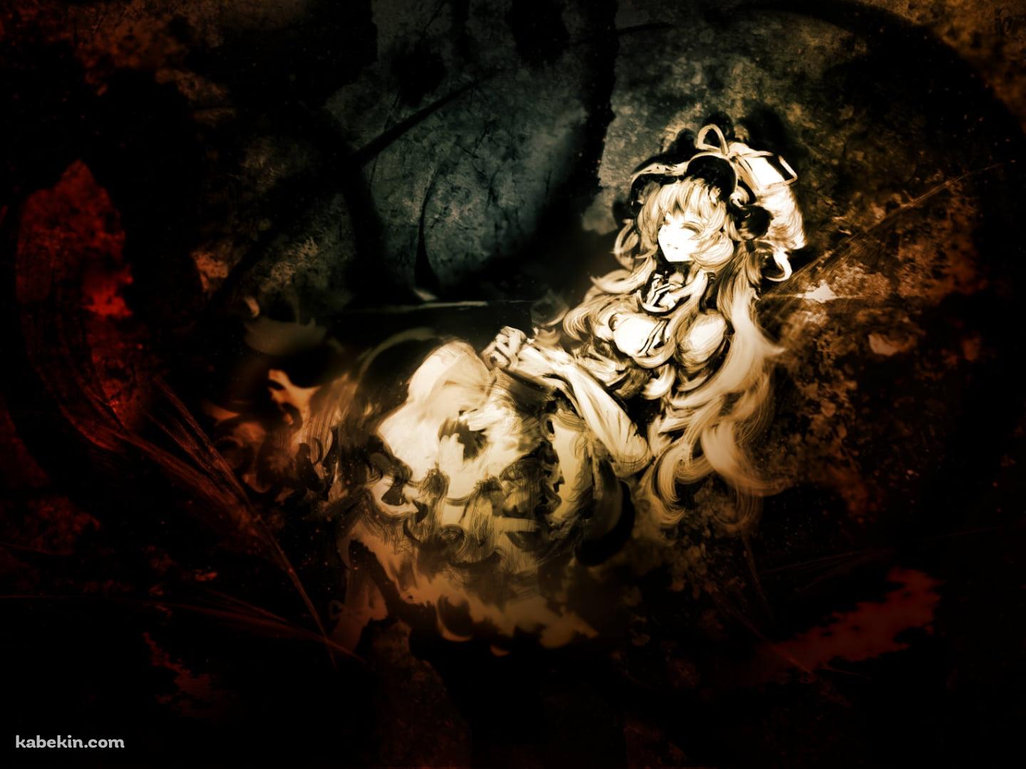 八雲紫（やくも ゆかり） / ダーク / 東方の壁紙(1440px x 1080px) 高画質 PC・デスクトップ用