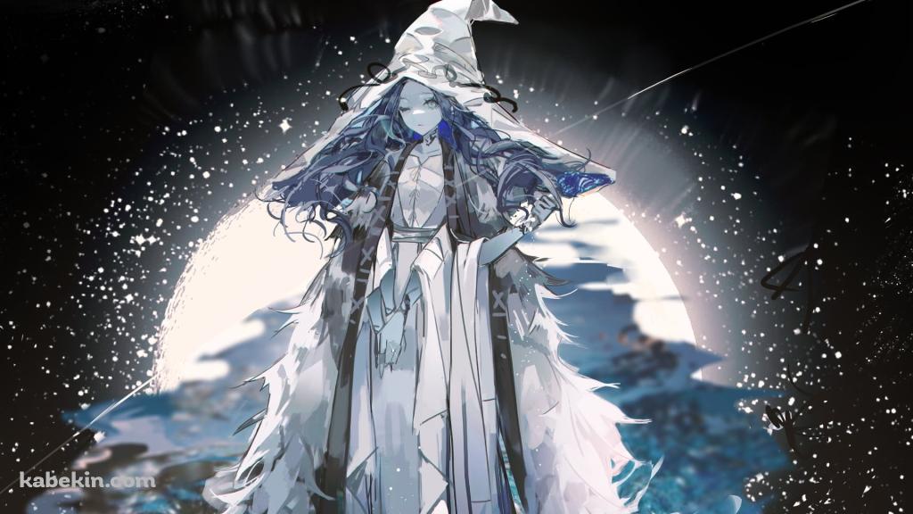 暗がりの中の魔女ラニ / エルデンリングの壁紙(1024px x 576px) 高画質 PC・デスクトップ用