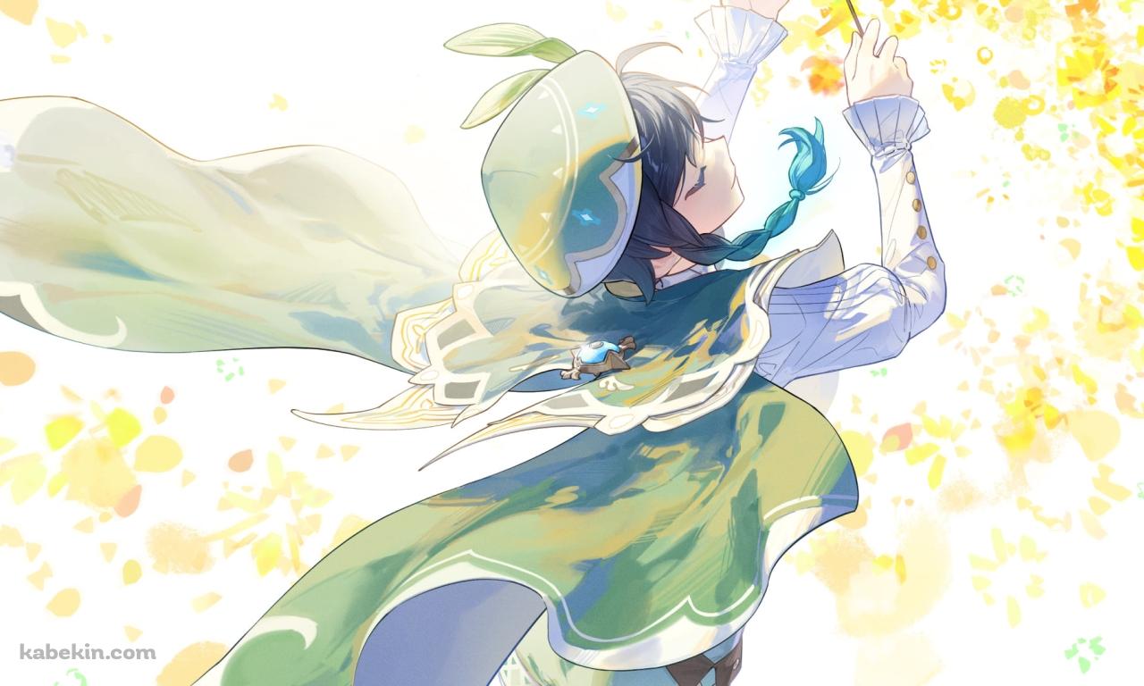 タクトを振るうウェンティ / 原神の壁紙(1280px x 768px) 高画質 PC・デスクトップ用