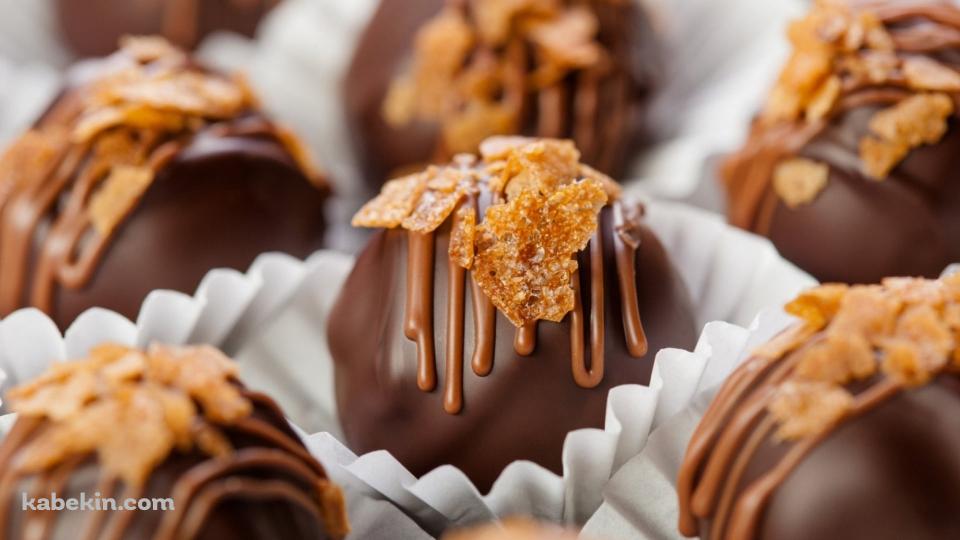 甘いベルギーチョコ / スイーツ / お菓子の壁紙(960px x 540px) 高画質 PC・デスクトップ用