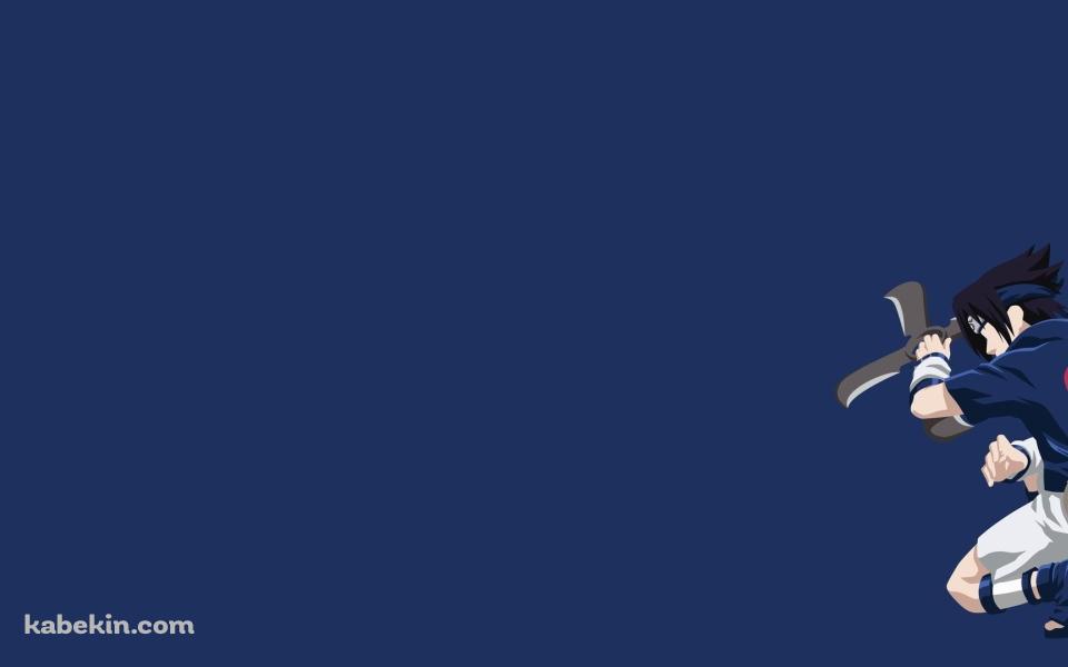 うちはサスケ / ベクター / NARUTO / 青の壁紙(960px x 600px) 高画質 PC・デスクトップ用