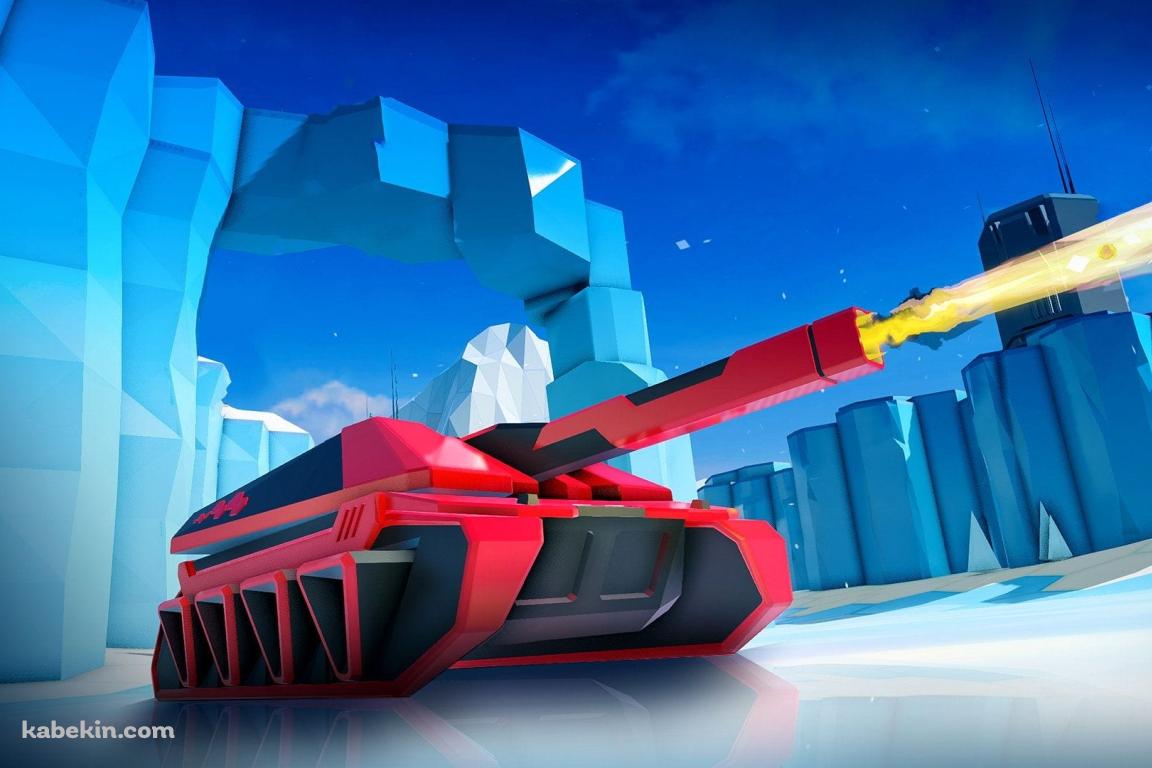 Battlezone / 赤い戦車の壁紙(1152px x 768px) 高画質 PC・デスクトップ用