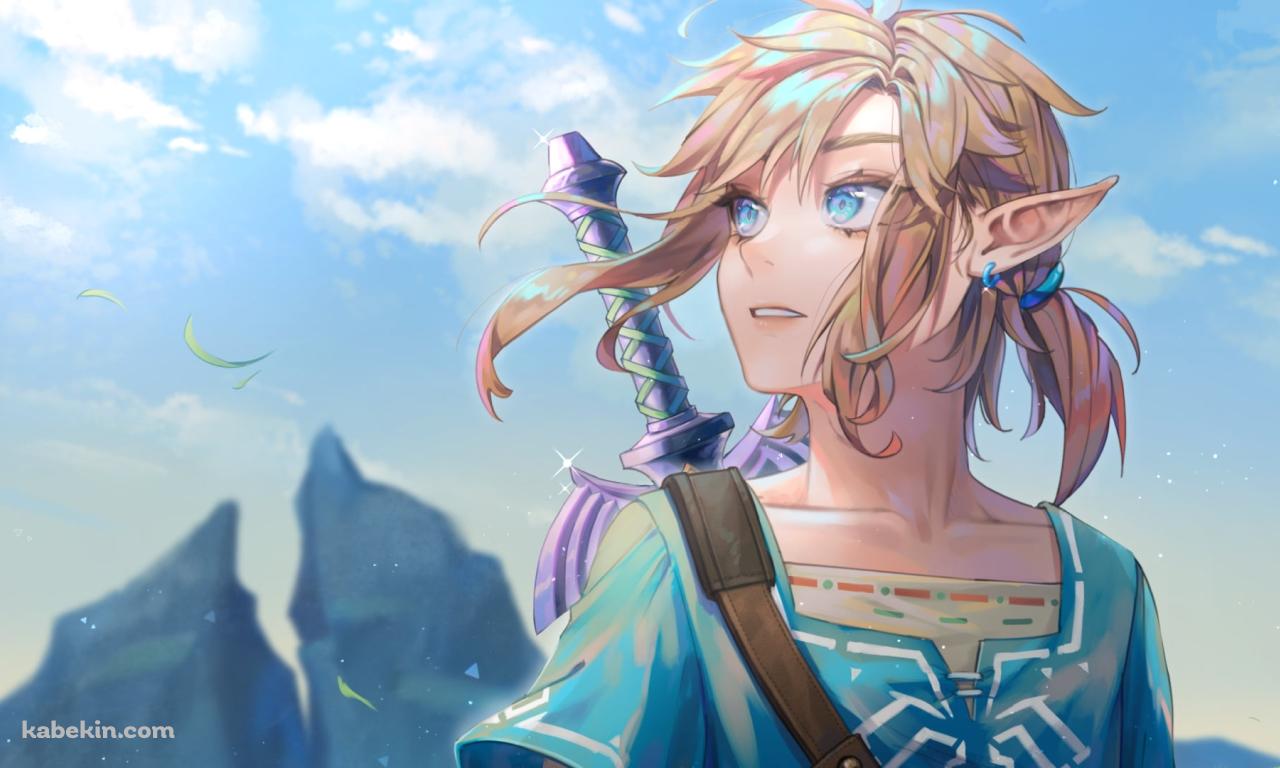 晴天時 遠くを見つめるリンク / ゼルダの伝説 ブレスオブザワイルドの壁紙(1280px x 768px) 高画質 PC・デスクトップ用