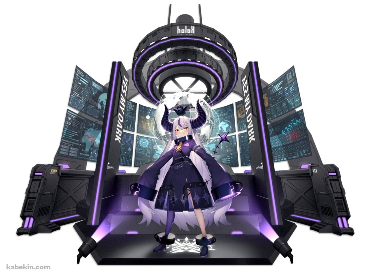 スポットライトを浴びるラプラス・ダークネス / YES MY DARK / ホロライブ / バーチャルYouTuber / Vtuberの壁紙(1280px x 960px) 高画質 PC・デスクトップ用