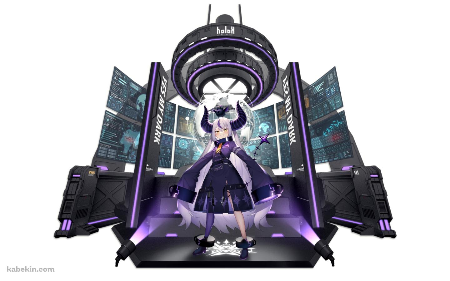スポットライトを浴びるラプラス・ダークネス / YES MY DARK / ホロライブ / バーチャルYouTuber / Vtuberの壁紙(1440px x 900px) 高画質 PC・デスクトップ用