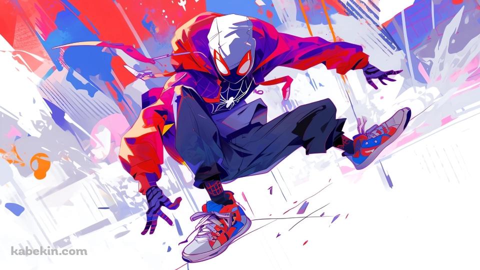 スパイダーマン：アクロス・ザ・スパイダーバース / かっこいい / 白の壁紙(960px x 540px) 高画質 PC・デスクトップ用