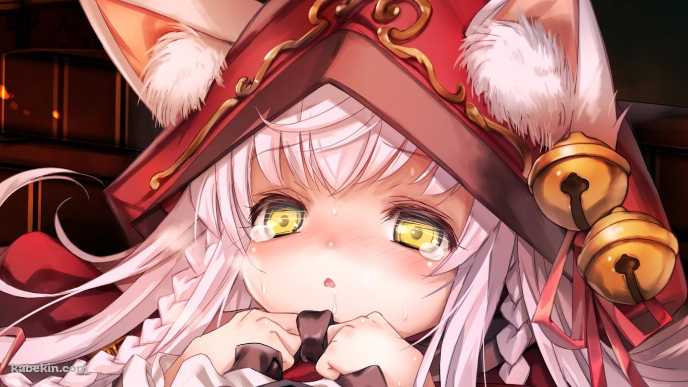 ウルウルしている可愛いパンドラ / 最果てのパンドラの壁紙(1366px x 768px) 高画質 PC・デスクトップ用