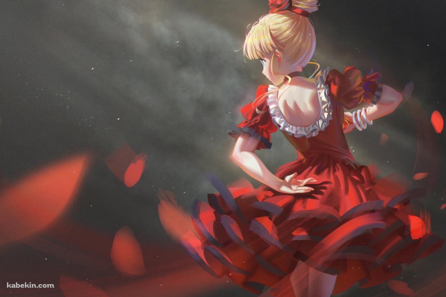 赤いドレスを着たナージャ・アップルフィールド / 明日のナージャの壁紙(1440px x 960px) 高画質 PC・デスクトップ用