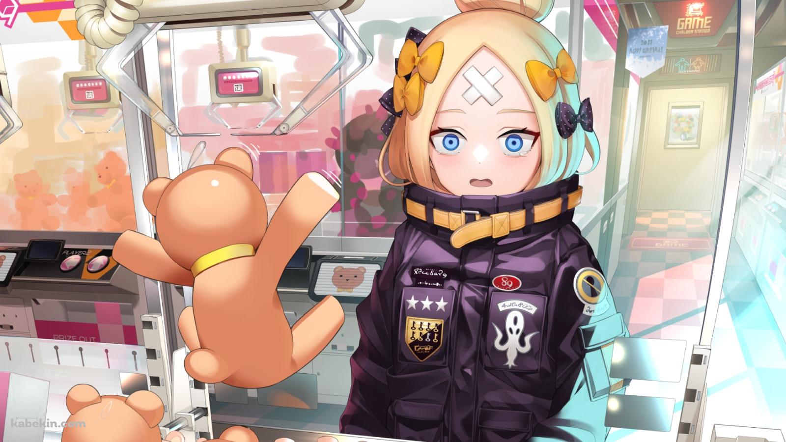 クレーンゲームをするアビゲイル・ウィリアムズ / fate/grand orderの壁紙(1600px x 900px) 高画質 PC・デスクトップ用