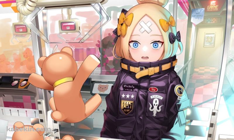 クレーンゲームをするアビゲイル・ウィリアムズ / fate/grand orderの壁紙(800px x 480px) 高画質 PC・デスクトップ用