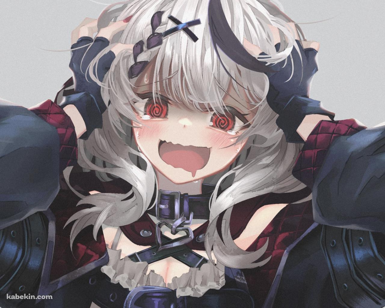 目が回って頭が混乱している沙花叉クロヱ / ホロライブ / バーチャルYouTuber / Vtuberの壁紙(1280px x 1024px) 高画質 PC・デスクトップ用