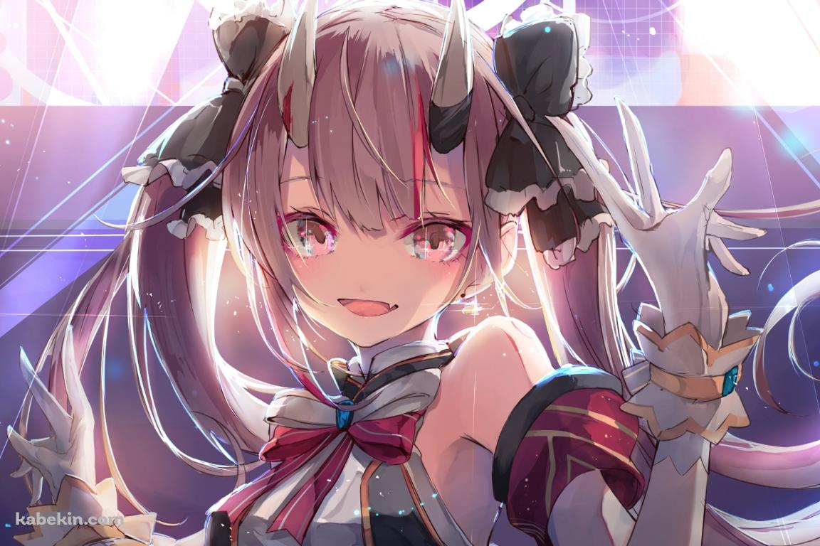 ステージ上でアイドル衣装を着る可愛い百鬼あやめ / ホロライブ / バーチャルYouTuber / Vtuberの壁紙(1152px x 768px) 高画質 PC・デスクトップ用