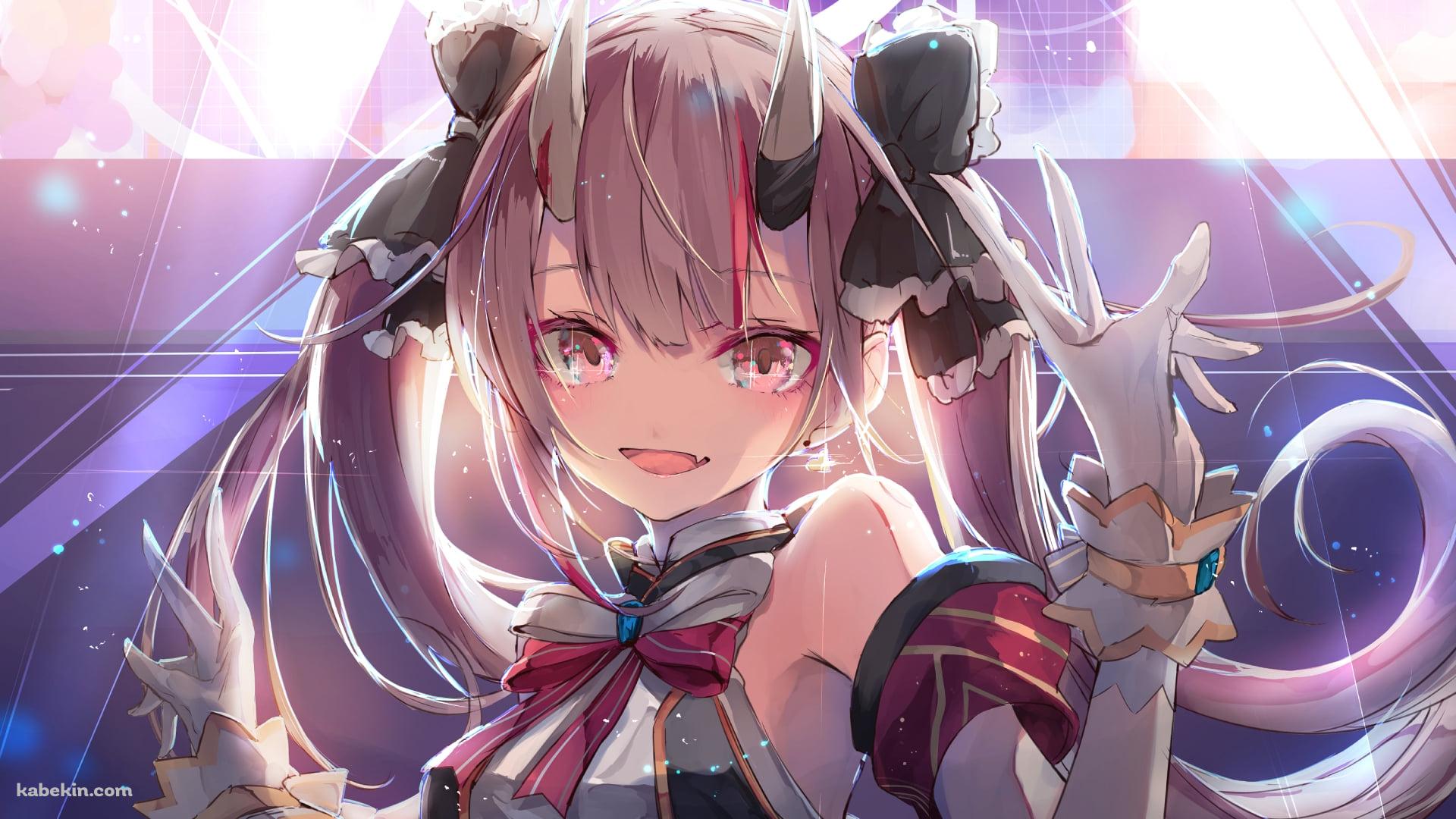 ステージ上でアイドル衣装を着る可愛い百鬼あやめ / ホロライブ / バーチャルYouTuber / Vtuberの壁紙(1920px x 1080px) 高画質 PC・デスクトップ用