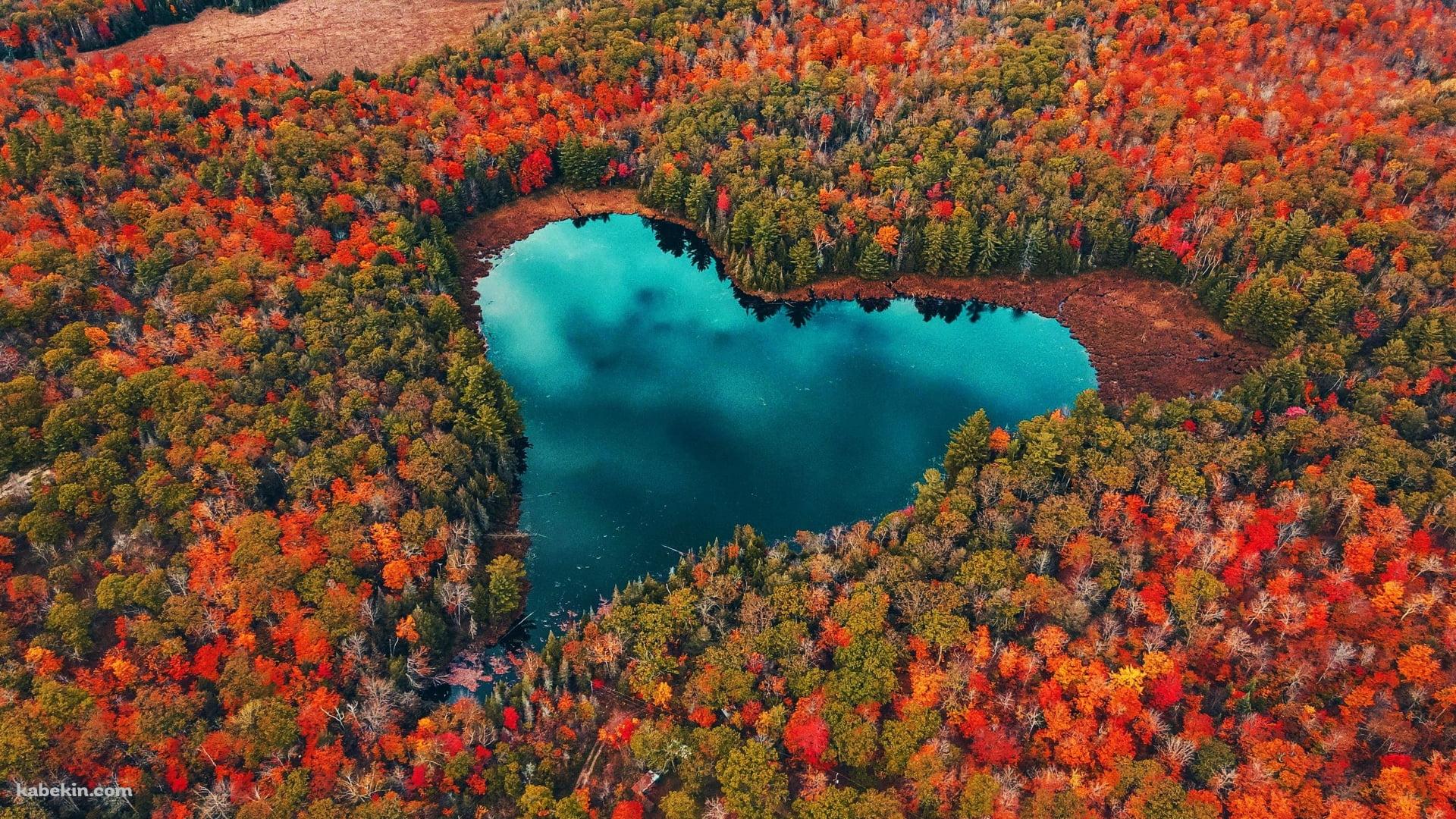 ハート湖 / カナダ / オンタリオ州ブランプトンの北部にある湖 / ハートレイク / Heart Lake / Ontarioの壁紙(1920px x 1080px) 高画質 PC・デスクトップ用