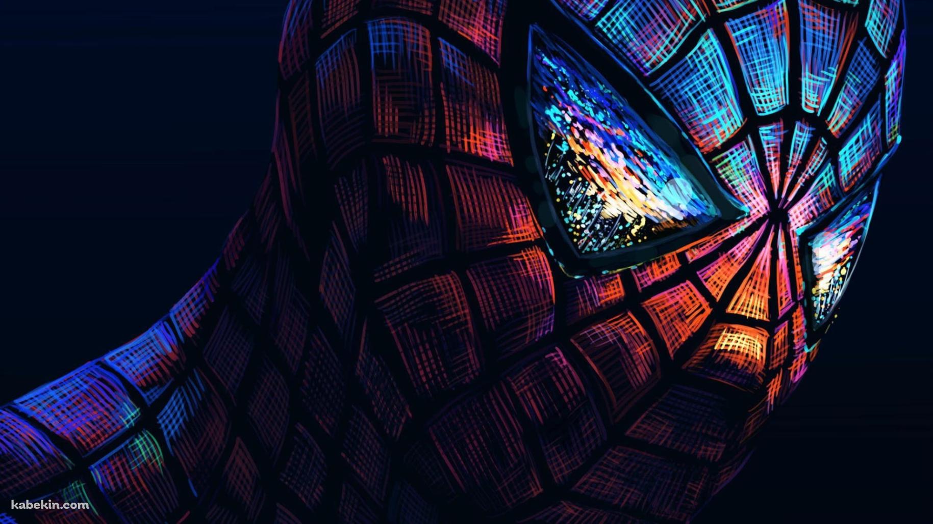 スパイダーマン ダーク アート / Spiderman dark artの壁紙(1829px x 1029px) 高画質 PC・デスクトップ用