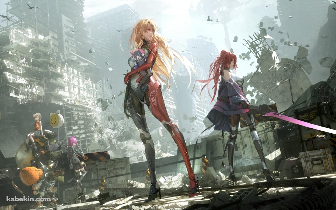 ネメシス / 奈美西斯 / 伊希斯 / 弗丽嘉 / 希尔 / Tower of Fantasy / 幻塔の壁紙(1152px x 720px) 高画質 PC・デスクトップ用