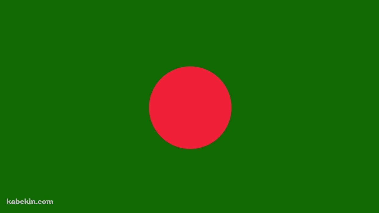バングラディッシュ 国旗 / Bangladesh flagの壁紙(1242px x 698px) 高画質 PC・デスクトップ用