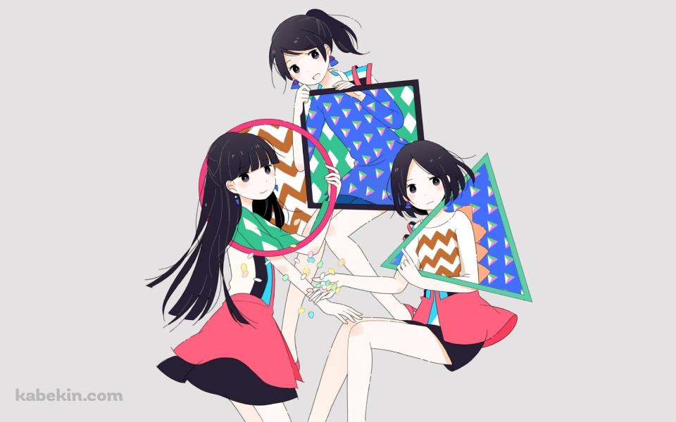 Perfume / 〇△□ / 樫野 有香 / 西脇 綾香 / 大本 彩乃 / かしゆか / あ～ちゃん / のっちの壁紙(960px x 600px) 高画質 PC・デスクトップ用