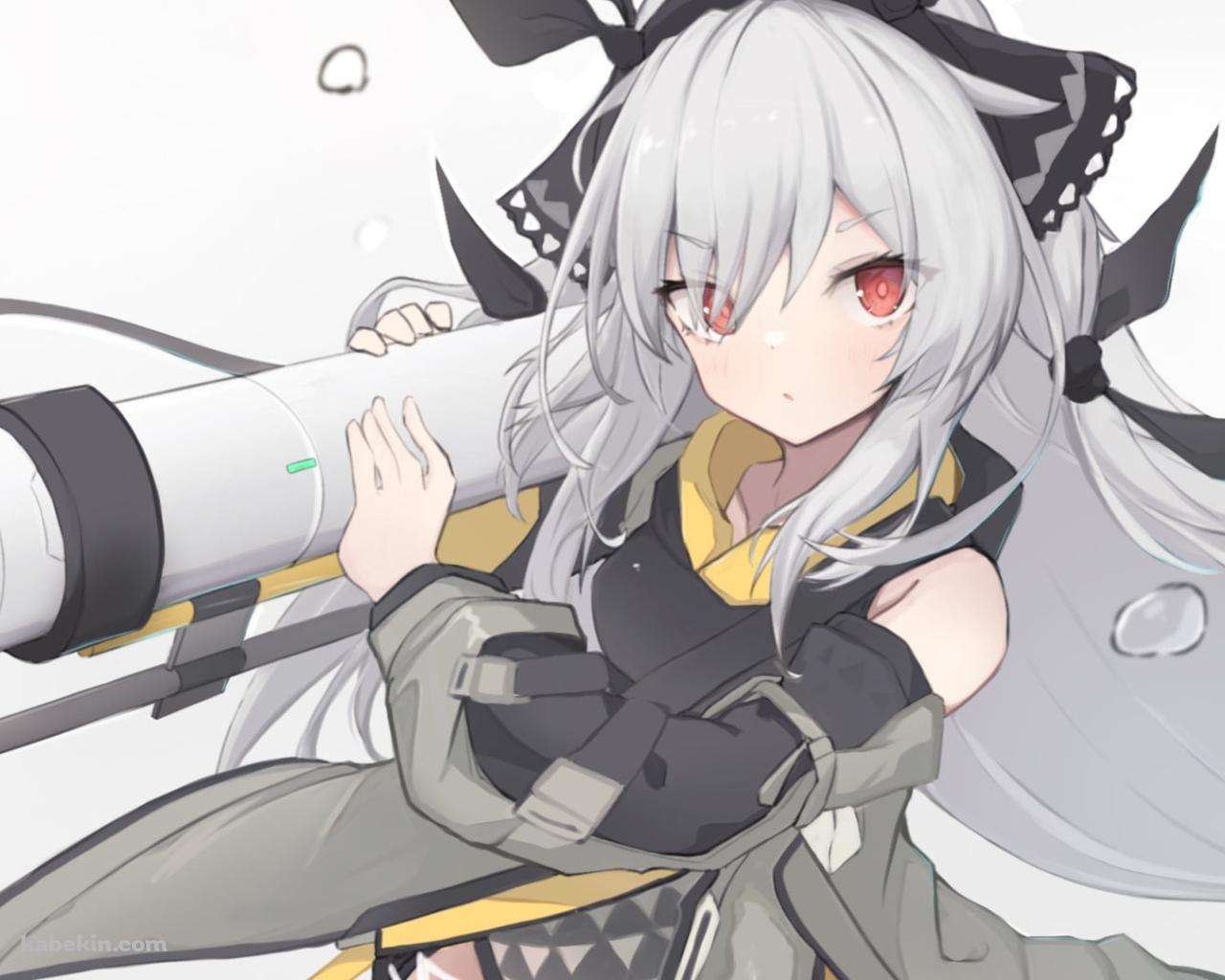 大砲を肩に乗せるウィーディ / アークナイツの壁紙(1280px x 1024px) 高画質 PC・デスクトップ用