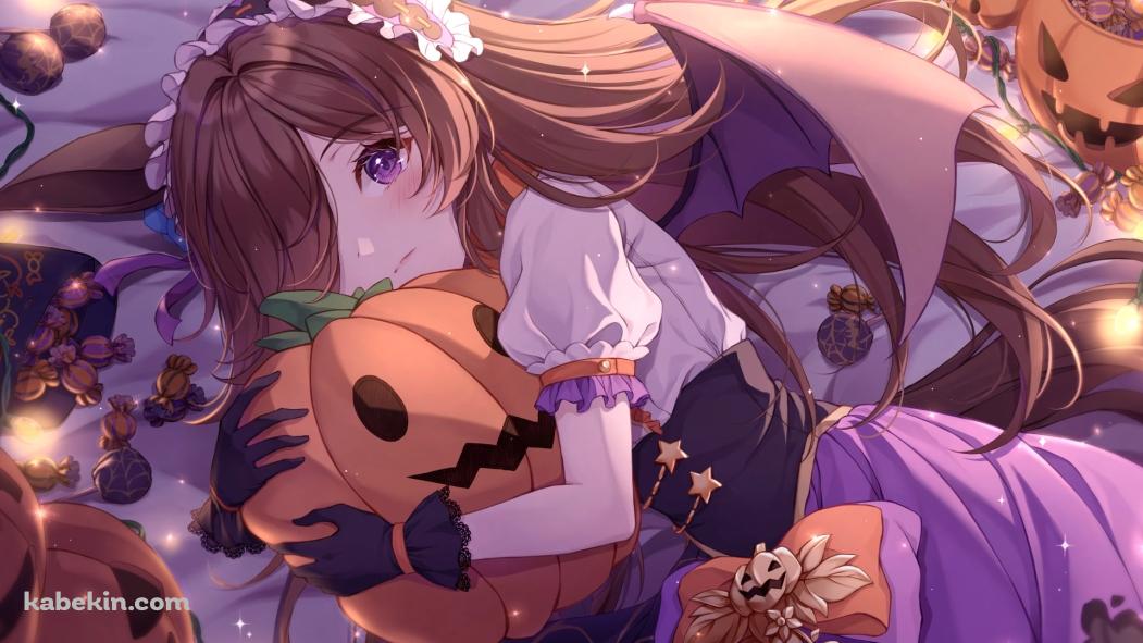 パンプキンを抱くライスシャワー / ウマ娘プリティーダービーの壁紙(1051px x 591px) 高画質 PC・デスクトップ用