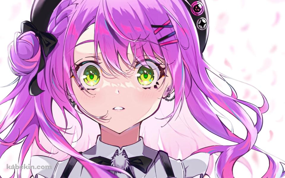 驚いた表情の可愛い常闇トワ / 正面 / ホロライブ / バーチャルYouTuber / Vtuberの壁紙(960px x 600px) 高画質 PC・デスクトップ用