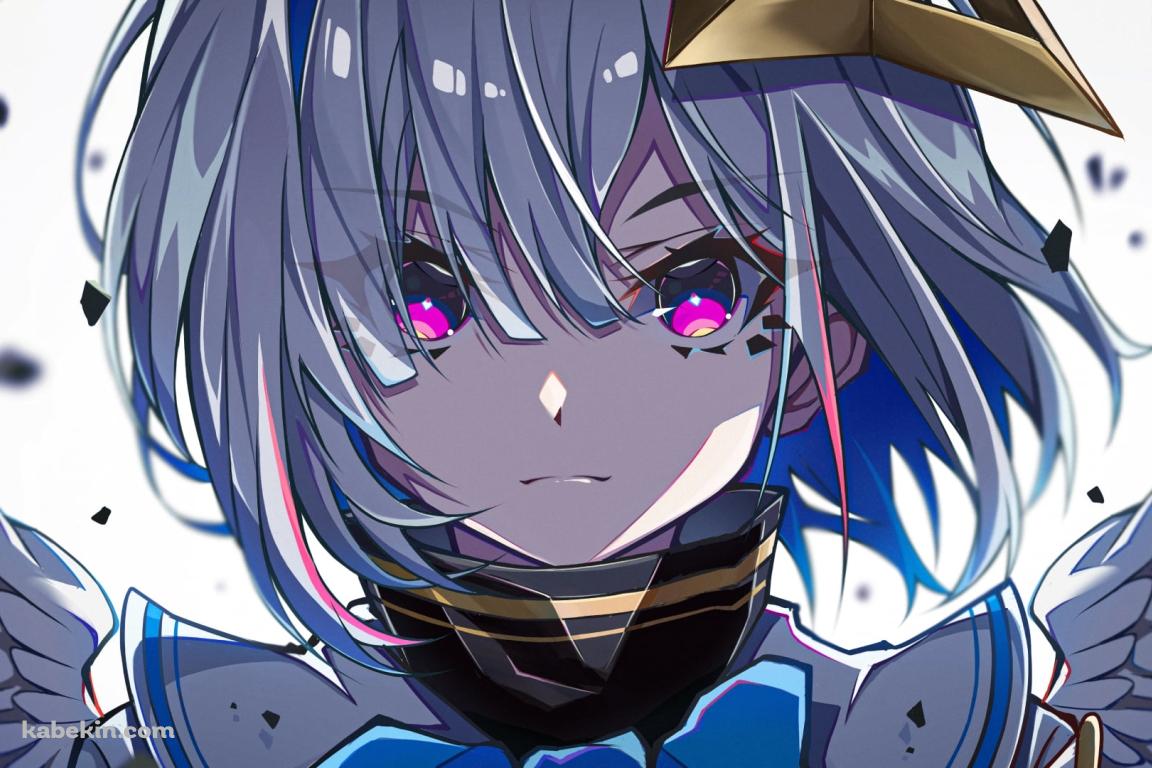 真っ直ぐこちらを見つめる天音かなた / ホロライブ / バーチャルYouTuber / Vtuberの壁紙(1152px x 768px) 高画質 PC・デスクトップ用