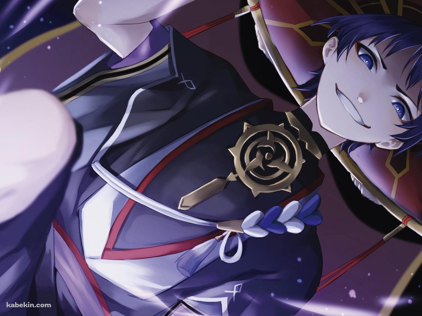 悪そうな笑みを浮かべるスカラマシュ / 放浪者 / 原神の壁紙(1440px x 1080px) 高画質 PC・デスクトップ用