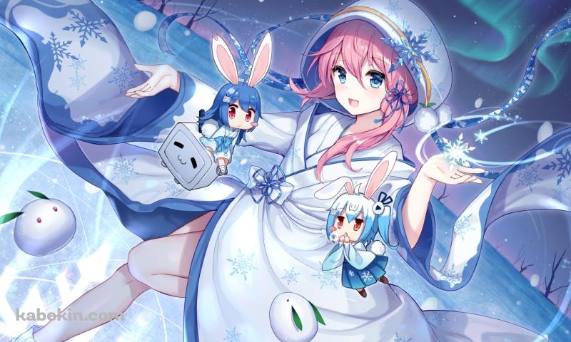 雪女 / ビリビリ動画の壁紙(800px x 480px) 高画質 PC・デスクトップ用