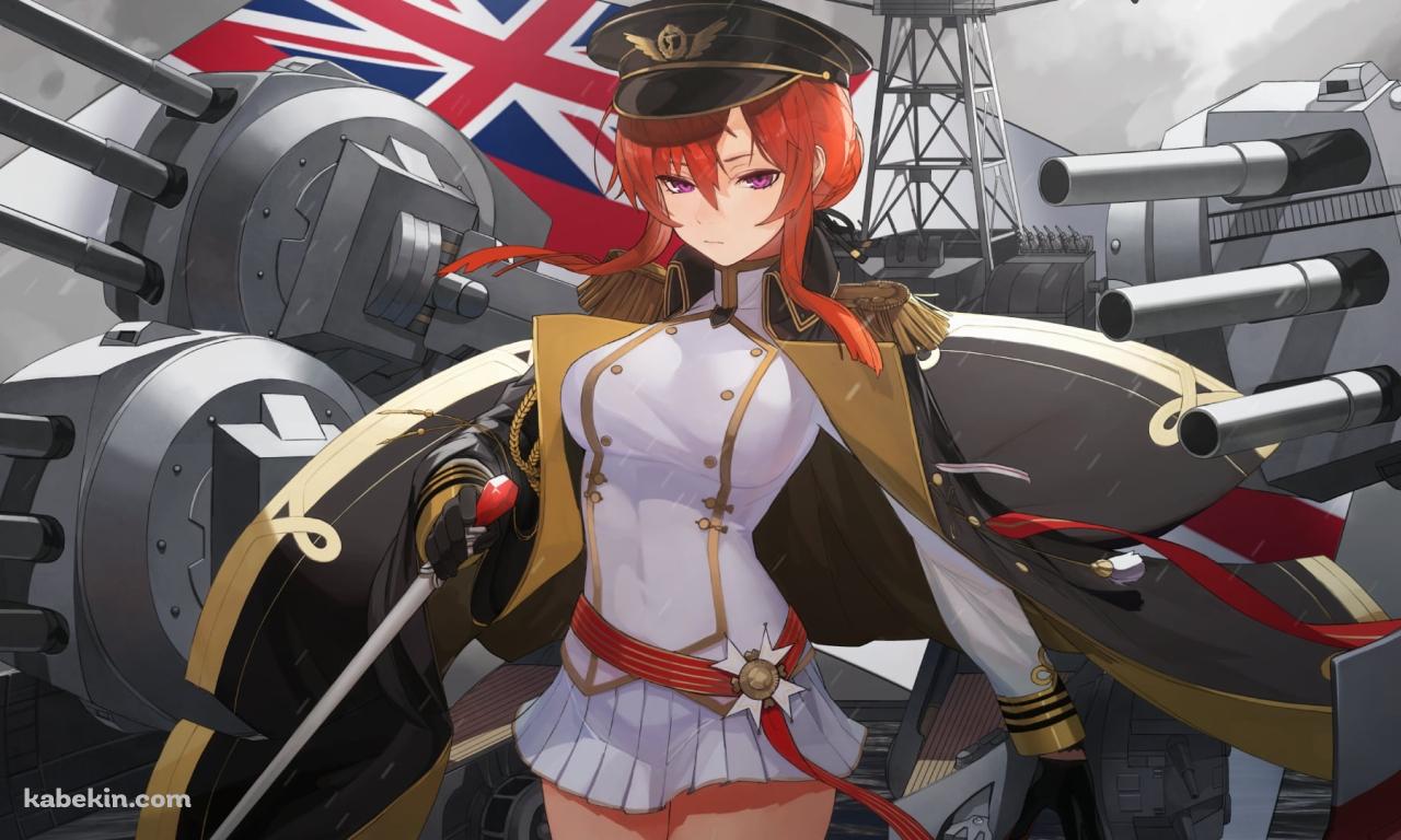 甲板で待機するモナーク / アズールレーンの壁紙(1280px x 768px) 高画質 PC・デスクトップ用